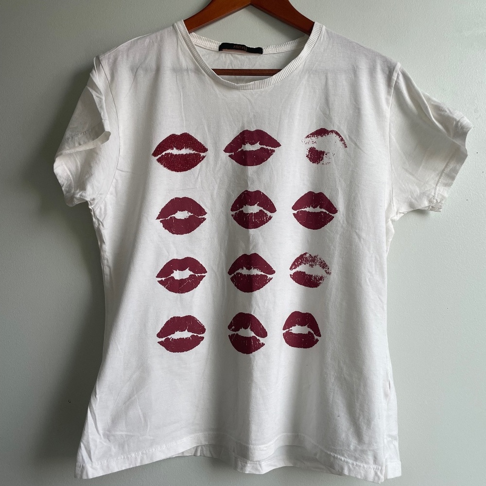 Kiss Print T-Shirt